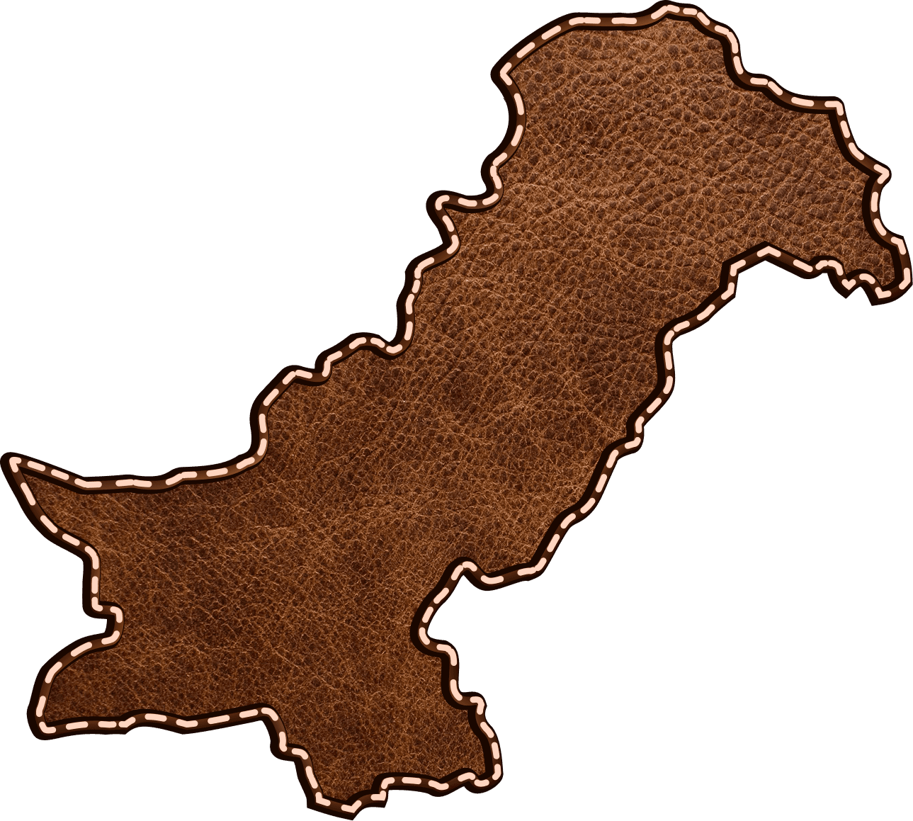 Pakistan map illustartion